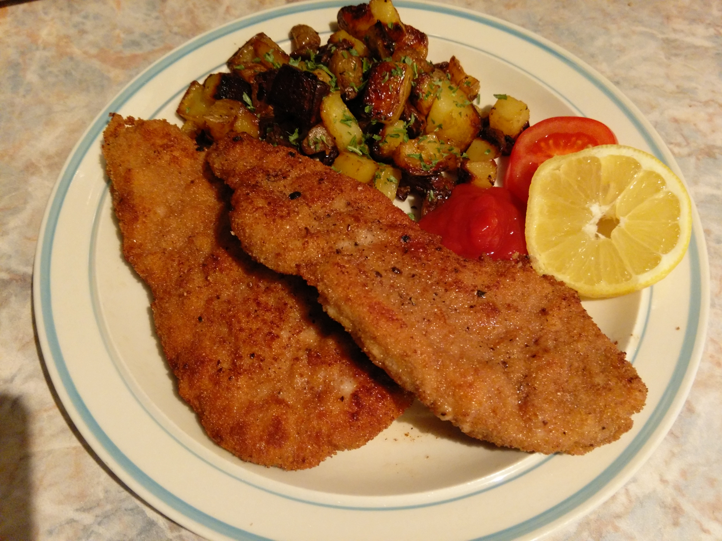 Schnitzel Wiener Art - Meine Kochrezepte